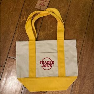 Trader Joe's Mini Canvas Tote Bag